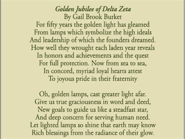 Golden Jubilee of Delta Zeta