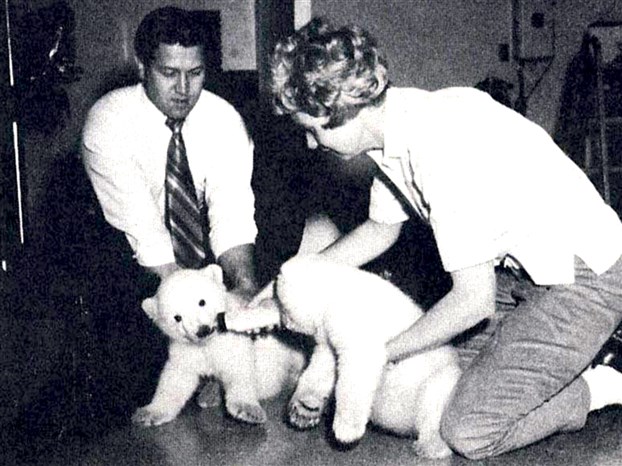 Jan Armstrong with Polar Bears