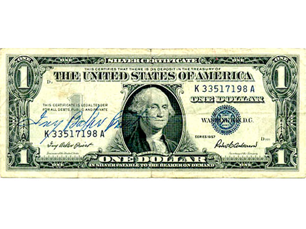 Ivy Baker Priest Signed Money