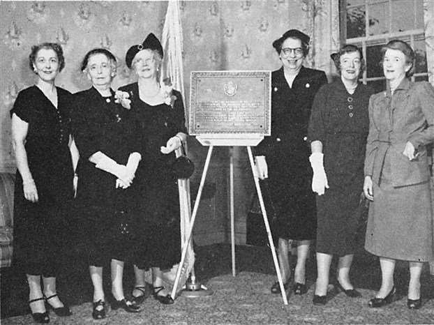 Donation of Harrison Hall Plaque photo